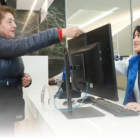 Foto simbólica de atención a jubilados en la matriz del IESS, en Quito.