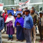 Los moradores llegaron hasta la Corte Constitucional, en el norte de Quito.