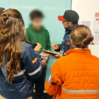 Inspectores de la AMC le notificaron al joven infractor.