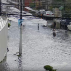 Inundaciones a causa de las lluvias.