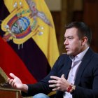 El presidente y candidato Daniel Noboa Azín.
