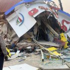 Así se refleja el impacto del terremoto en Myanmar.