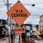 En la ciudad hay varias calles que se encuentran cerradas por trabajos de mantenimiento