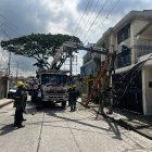 CNEL atendió la emergencia.