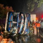 El accidente ocurrió en el kilómetro 98 de la carretera E40, en la ruta Guayaquil-Playas.