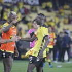 Barcelona venció 2-0 a Delfín en la fecha 6 de la LigaPro. Janner Corozo (d) fue el autor del segundo gol