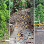 Hecho. El deslizamiento se registró este domingo 30 de marzo.