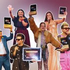 Parte de los ganadores de los premios REM