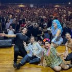 Sofía Caiche durante presentaciones con La Pareja Feliz