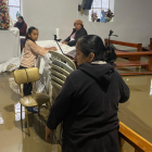Imagen de las viviendas afectadas en el barrio Las Pitas, donde el aluvión causó inundaciones y daños estructurales.