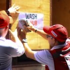 El equipo potabilizador de agua enviado por Honduras.