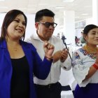 Tres de los cuatro asambleístas de la circunscripción 4 de Pichincha.