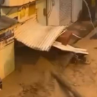 Daños en El Oro por las lluvias.