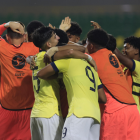 Ecuador debutó con una goleada de 4-0 a Uruguay en el Sudamericano Sub 17