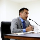 El presidente y candidato ecuatoriano, Daniel Noboa Azín.