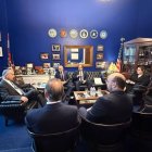 Los ministros se reunieron con un congresista republicano de Estados Unidos.