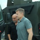 Erick Prince, de la empresa de seguridad Blackwater, en territorio.