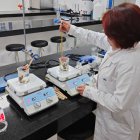 Investigación. Docente y estudiantes de la Universidad Ecotec crearon productos como el sílice, obtenido de la cáscara del arroz.