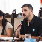 El alcalde de Guayaquil, Aquiles Álvarez, durante la sesión de Concejo este viernes 4 de abril.