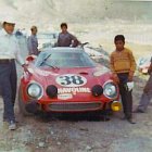 El Porsche Carrera 6 del ídolo ibarreño Fernando Madera, previo a una de las grandes competencias de hace más de una década, cuando el rally se vivía intensamente.