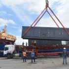 16 unidades llegaron al país a inicios de abril para la nueva central termoeléctrica Esmeraldas III.