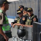 Miembros de la Policía Nacional del Perú en Lima, en una fotografía de archivo.