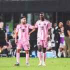 El delantero Allen Obando (d) tuvo su estreno con el Inter Miami.