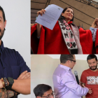 Galo Almeida, presidente de Centro Democrático. El movimiento anunció su apoyo a Luisa González, que cuenta con el respaldo de Pachakutik.