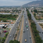 La zona de vía a la costa es muy transitada a diario por la cantidad de urbanizaciones que hay
