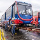 14 nuevos trolebuses 100% eléctricos llegaron a Quito.