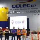 Funcionarios del Ministerio de Energía inauguraron el complejo hidroeléctrico. No estuvo la ministra Inés Manzano.