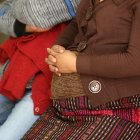 Una mujer embarazada espera ser atendido en un centro médico. EFE/Esteban Biba/Archivo