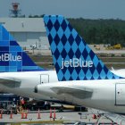 Naves de la aerolínea JetBlue.