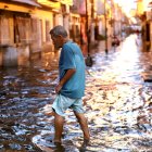 Las inundaciones complican la movilidad de los ciudadanos.