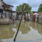 Varios sectores de Muisne registran inundaciones.
