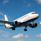 Un avión comercial sobrevuela el cielo rumbo a Guayaquil.