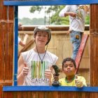 ONG. La Fundación Caemba nació luego del terremoto del 2016 con el fin de construir viviendas a las personas afectadas.