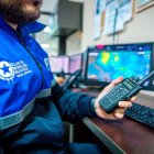 Referencial. Agentes municipales vigilan las cámaras de Segura EP.