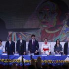 José de la Gasca, en la inauguración de la jornada electoral.