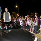 Así celebraron los simpatizantes de Noboa la noche del 13 de abril de 2025.