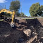 Un tramo de la av. Mariscal Sucre permanece cerrado por la el intercambiador Mariana de Jesús.