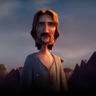 Jesús en la película Rey de Reyes.