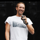 Chris Martin, lider de la banda Coldplay.