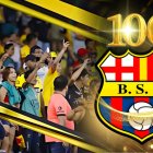 Barcelona SC 100 años de historia en el fútbol ecuatoriano.