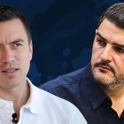 El presidente de Ecuador, Daniel Noboa, y el alcalde de Guayaquil, Aquiles Álvarez.