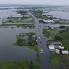 La ciudad registra niveles históricos de inundación.