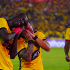 Janner Corozo (i) es la carta de gol de Barcelona SC