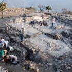 Excavaciones en el yacimiento de El Palmillo, Valle de Oaxaca, México.