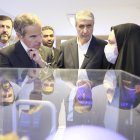 Una foto proporcionada por la oficina de la Organización Atómica de Irán