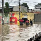 Así amanecieron varias zonas urbanas y rurales de Santa Lucía, en Guayas.